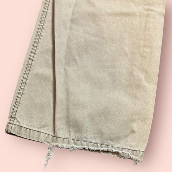 Vintage Y2K Aeropostale Low Rise Khaki Granola Girl Bootcut Pants / Size 13 14 - Picture 4 of 5